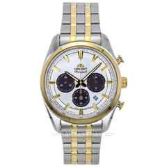 ORIENT RA-TX0302S10B SOLAR CHRONOGRAPH Stainless Steel Strap