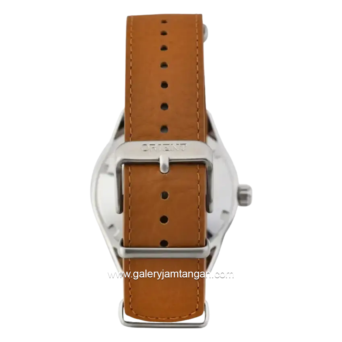 ORIENT MAKO 40 RA-AC0Q05P10 Automatic Brown Silver Dial Apricot Leather Strap
