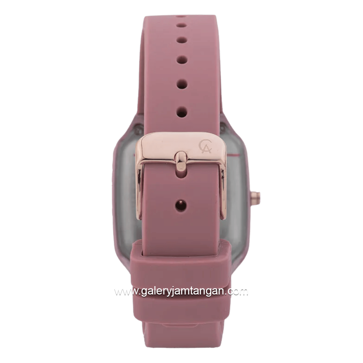 Alexandre Christie AC 2A08 LHRRGPN Pink Rubber Strap