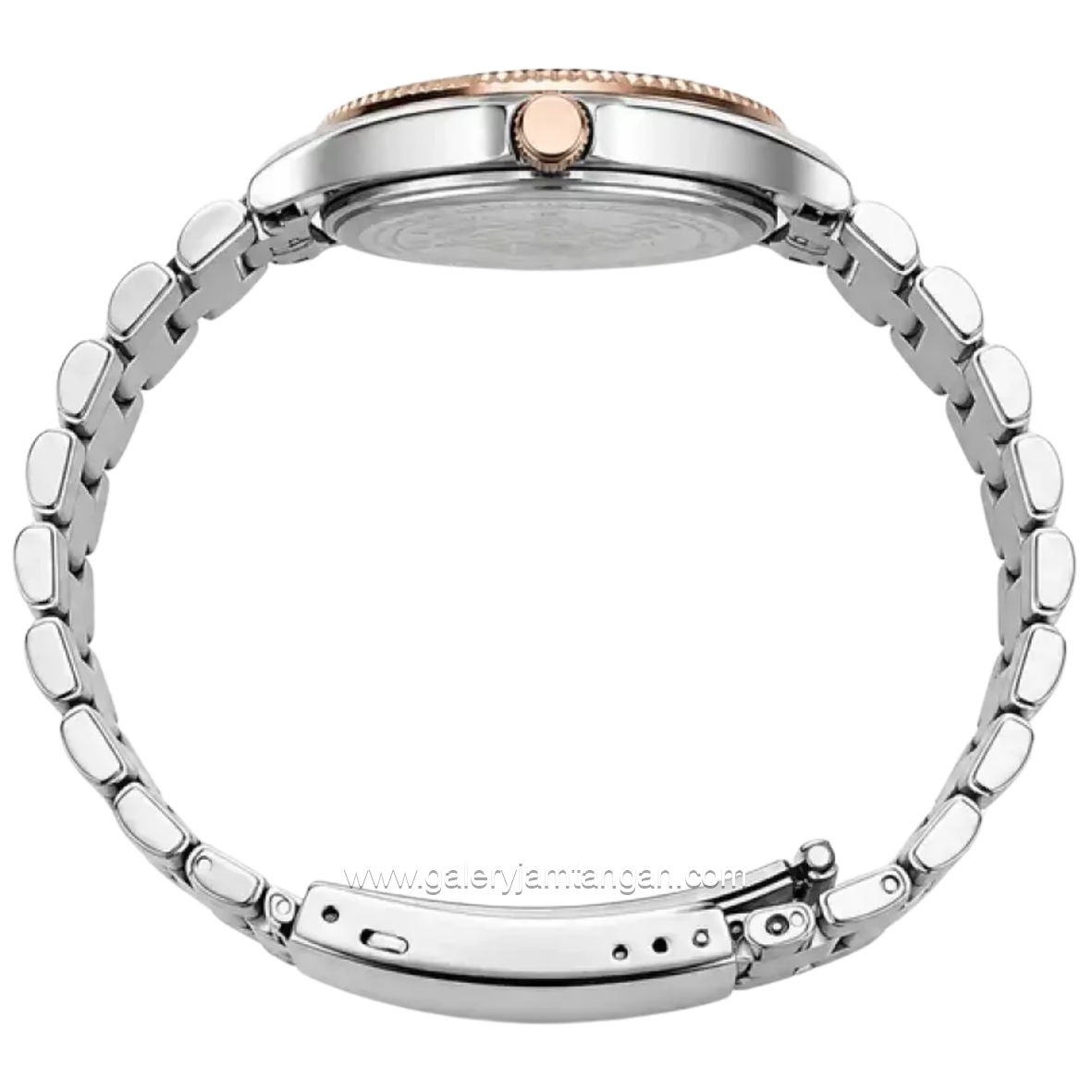 BONIA Sapphire BNB10550-3646 SILVER ROSE BROWN Stainless Steel Strap