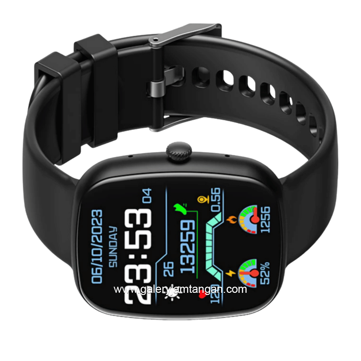 VIVAN SMARTWATCH VWF1 Black Silicone Strap