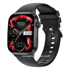 VIVAN SMARTWATCH VWF S4 Full Black Silicone Strap