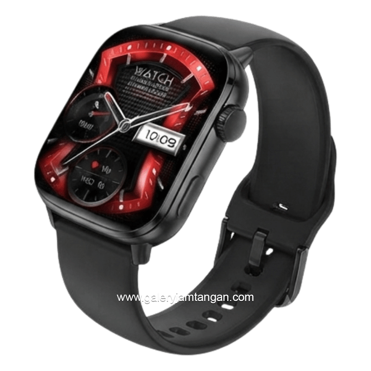 VIVAN SMARTWATCH VWF S4 Full Black Silicone Strap