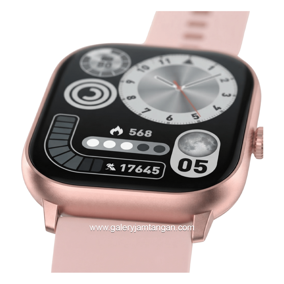 VIVAN SMARTWATCH VWF19S Pink Silicone Strap