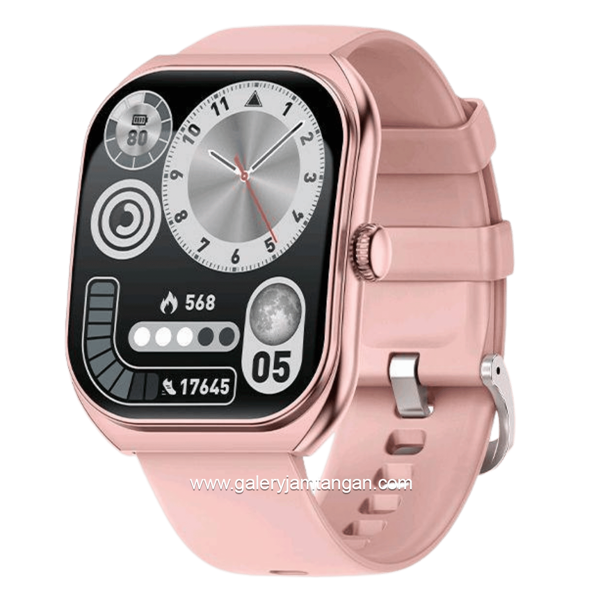 VIVAN SMARTWATCH VWF19S Pink Silicone Strap
