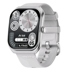 VIVAN SMARTWATCH VWF19S Silver Silicone Strap