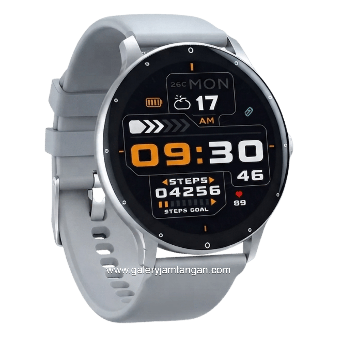 VIVAN SMARTWATCH VWY1 Silver Silicone Strap