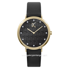 PIERRE CARDIN BONNE NOUVELLE CBN.3053 Black Leather Strap