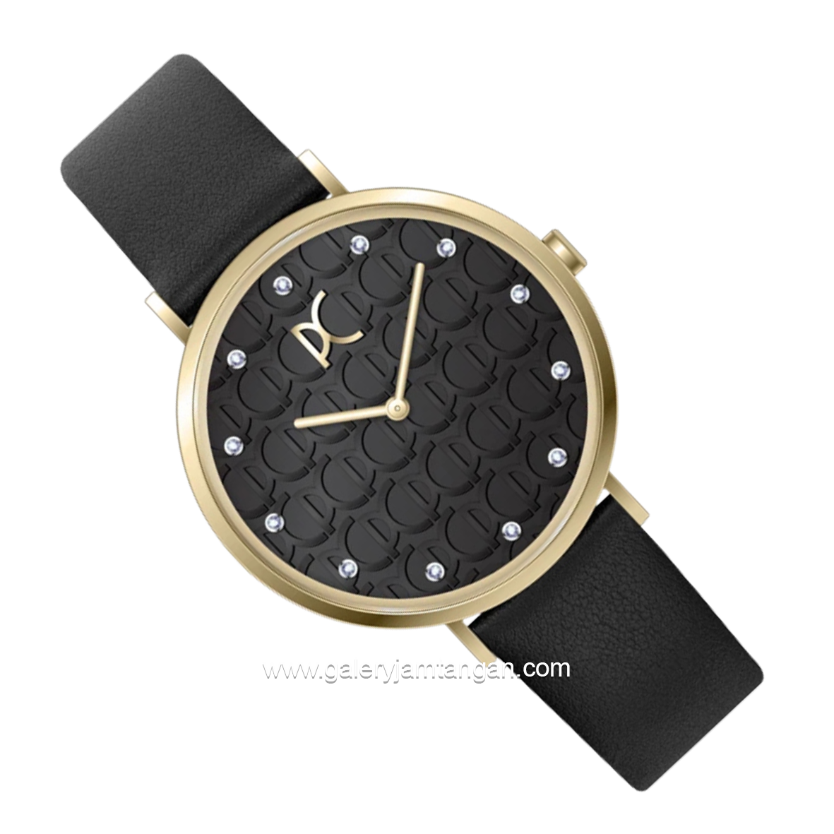 PIERRE CARDIN BONNE NOUVELLE CBN.3053 Black Leather Strap