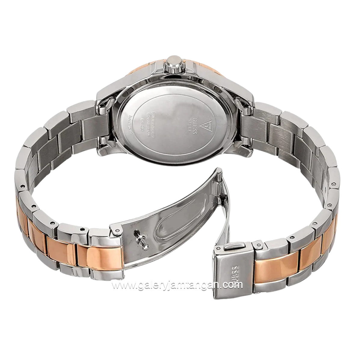 GUESS MIST W0443L4 Dual Tone Silver Rosegold Stainless Steel