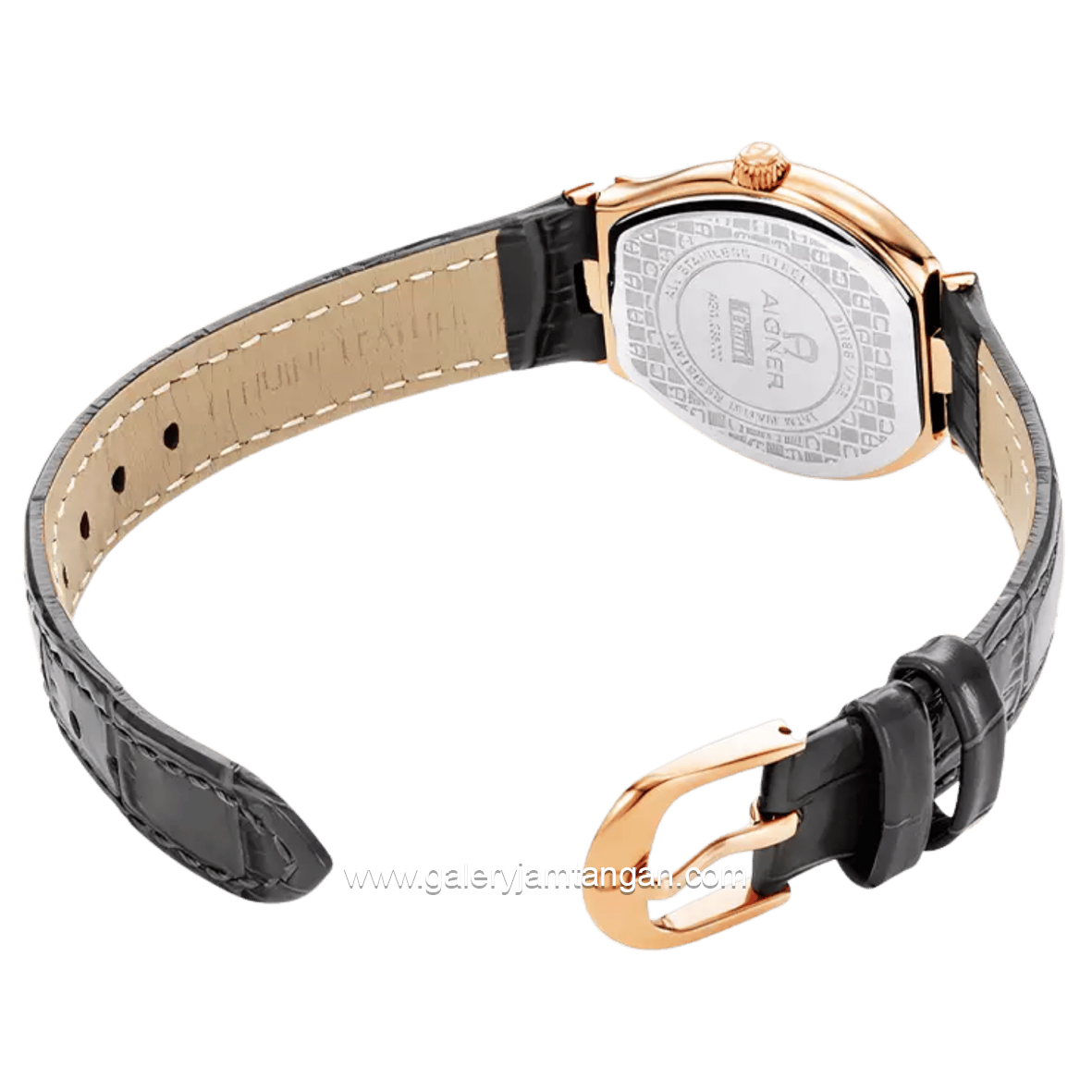 AIGNER TRANI AGW.238004 Women's Watch Black Rosegold Swiss Made