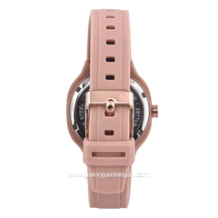 Alexandre Christie Passion AC 2B77 LH RRGLK Ladies Rose Gold Rubber Strap