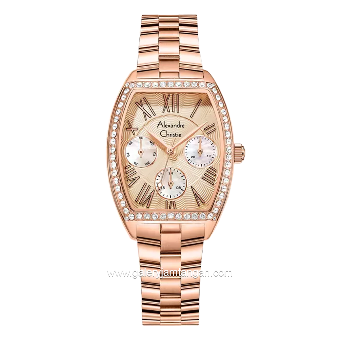Alexandre Christie AC 2B86 BF Multifunction Full Rosegold Stainless Steel