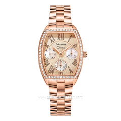 Alexandre Christie AC 2B86 BF Multifunction Full Rosegold Stainless Steel