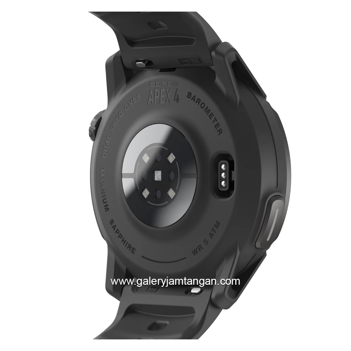 Coros Apex 4 Black Silicone Strap 42 MM