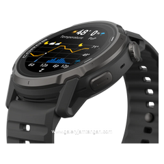 Coros Apex 4 Black Silicone Strap 42 MM