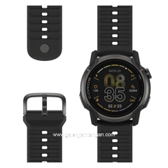 Coros Apex 4 Black Silicone Strap 42 MM