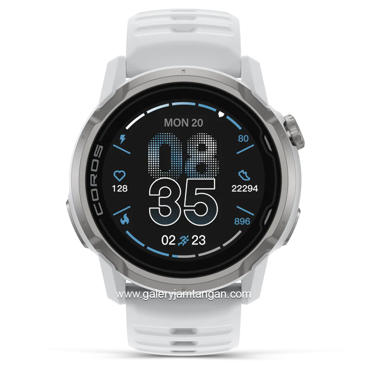 Coros Apex 4 White Silicone Strap 42 MM