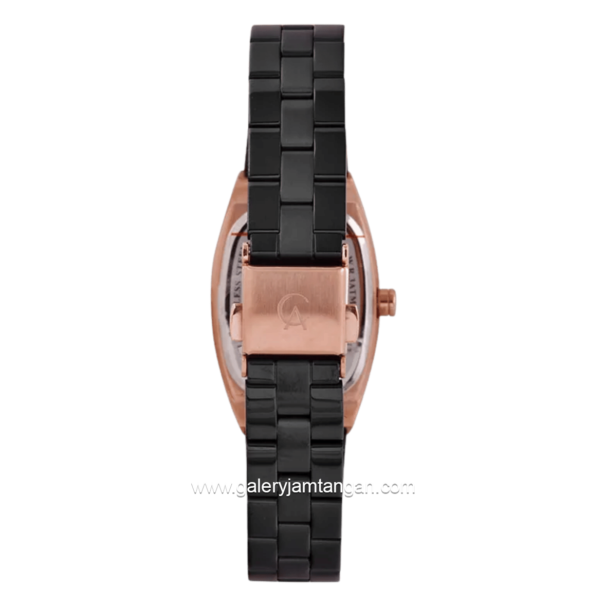 Alexandre Christie Passion AC 2B53 LD BBRDG Black Dial Black Stainless Steel Strap