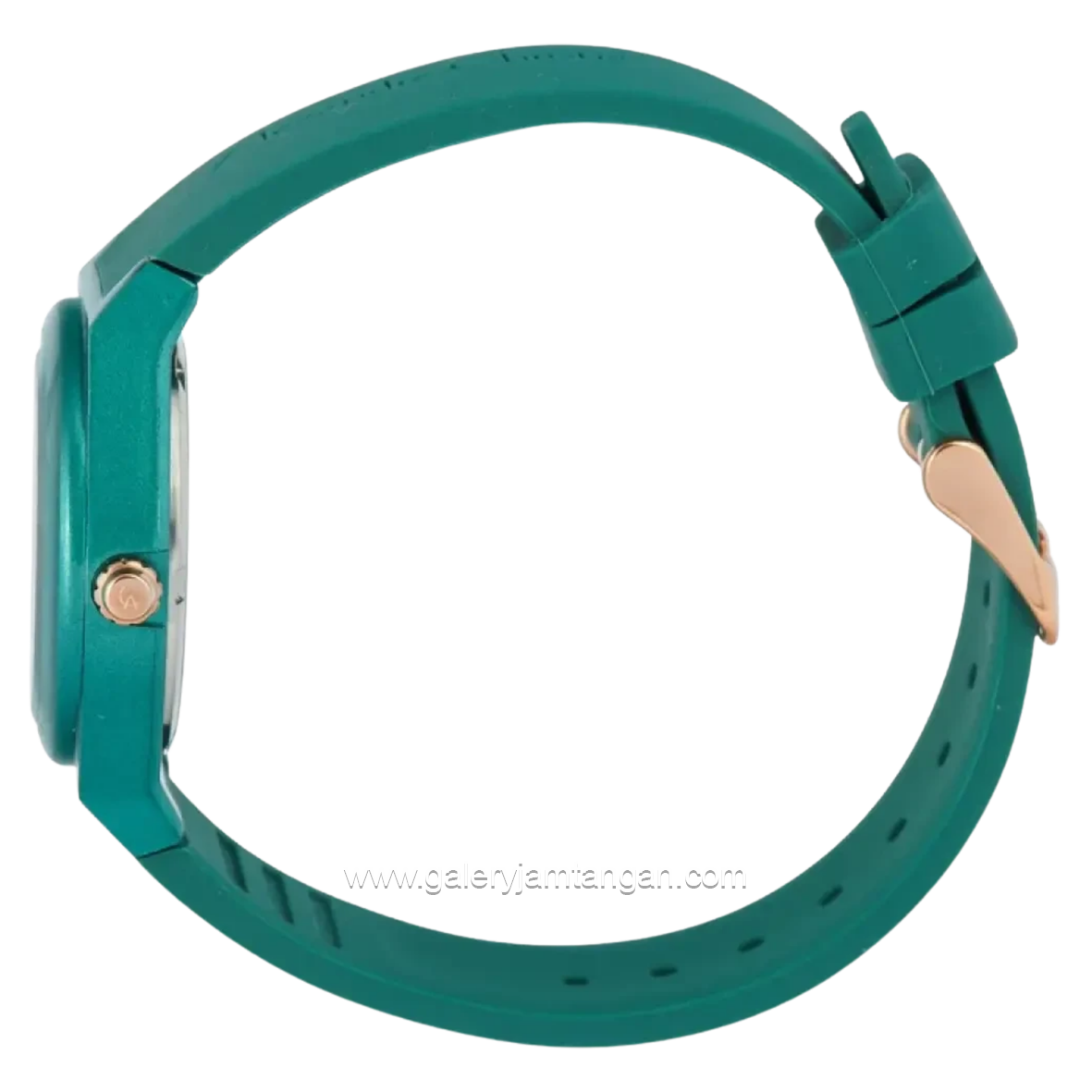 Alexandre Christie Passion AC 2A07 LH RRGDN Green Dial Green Rubber Strap