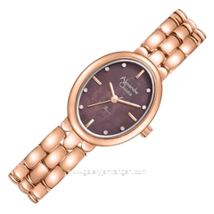 Alexandre Christie Passion AC 2C15 LH BRGMO Purple Dial Rose Gold Stainless Steel Strap