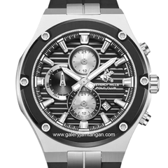 BEVERLY HILLS POLO CLUB BHPC BP3822X.351 Black Silicone Strap