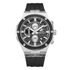 BEVERLY HILLS POLO CLUB BHPC BP3822X.351 Black Silicone Strap