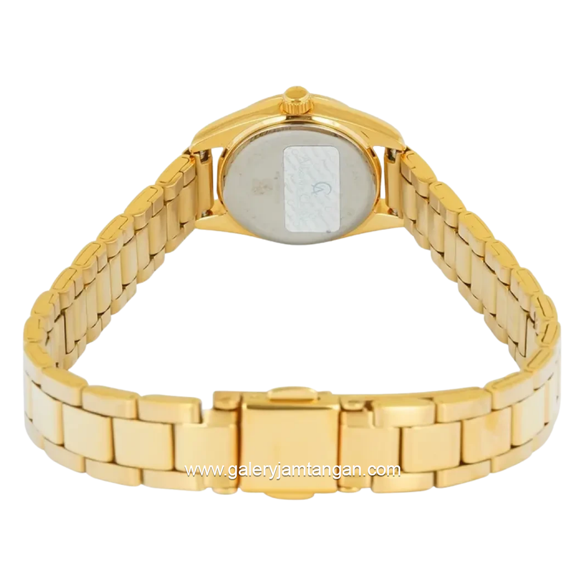 Alexandre Christie Passion AC 2C18 LHFGPIV Gold Dial Gold Stainless Steel Strap