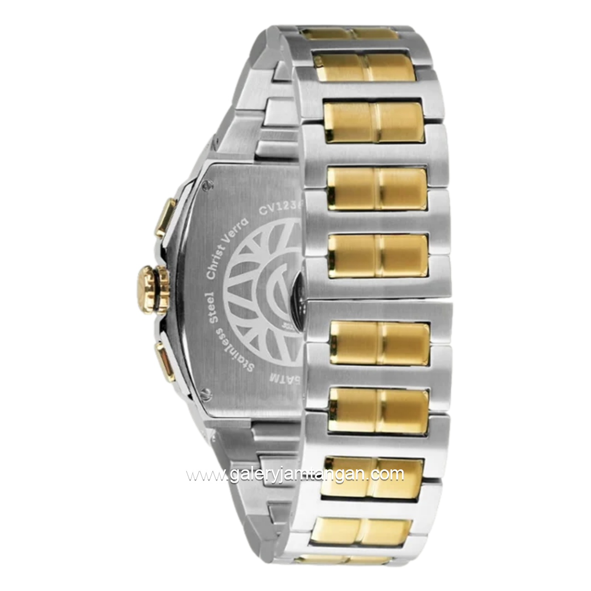 CHRIST VERRA CV 12381G-13 White Gold Stainless Steel Strap