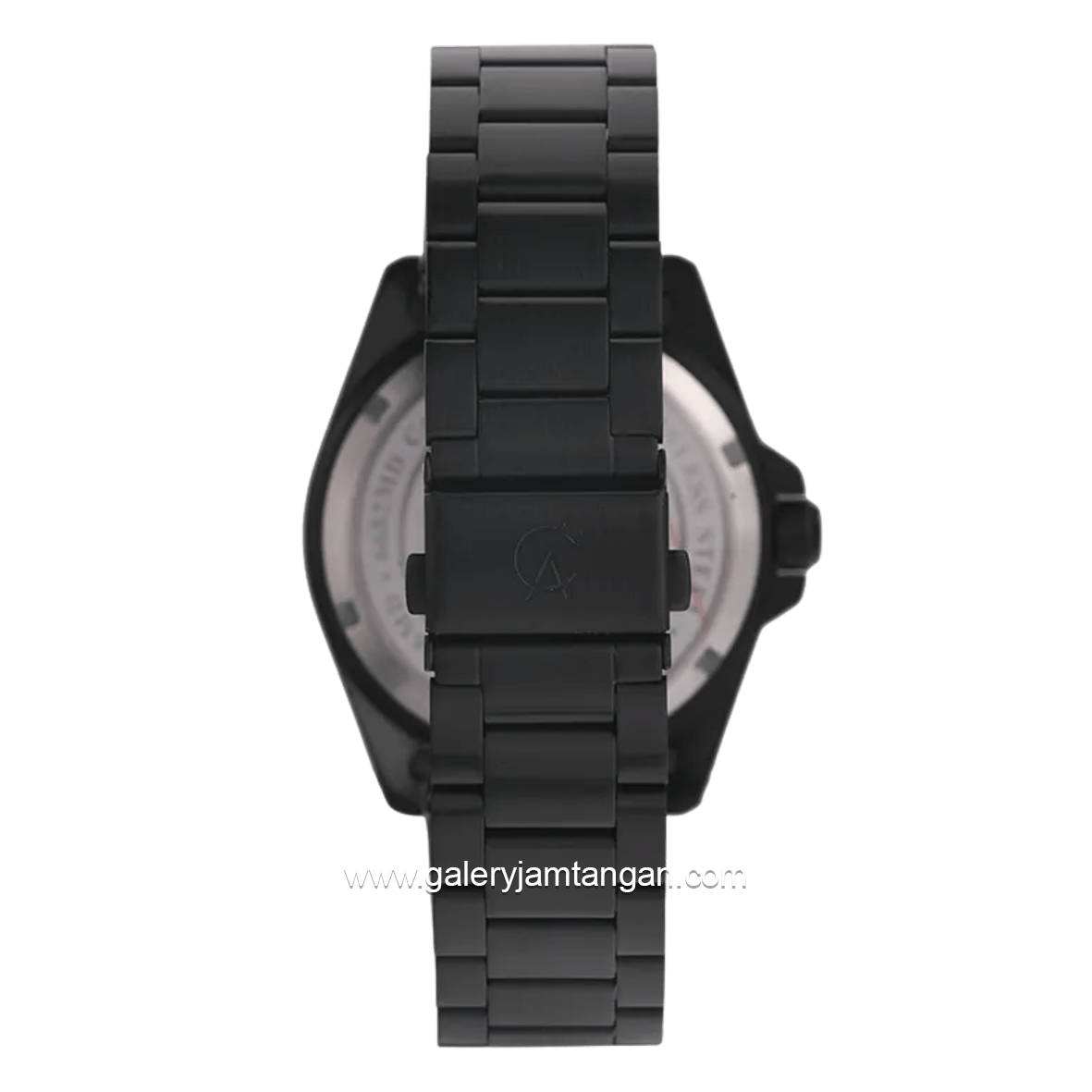 Alexandre Christie AC 6682 MDBIPBA Black Textured Dial Black Stainless Steel Strap