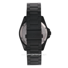 Alexandre Christie AC 6682 MDBIPBA Black Textured Dial Black Stainless Steel Strap