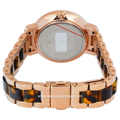 Alexandre Christie Passion AC 2A56 BF BRGRGBO Rose Gold Dial Dual Tone Steel Acetate Strap