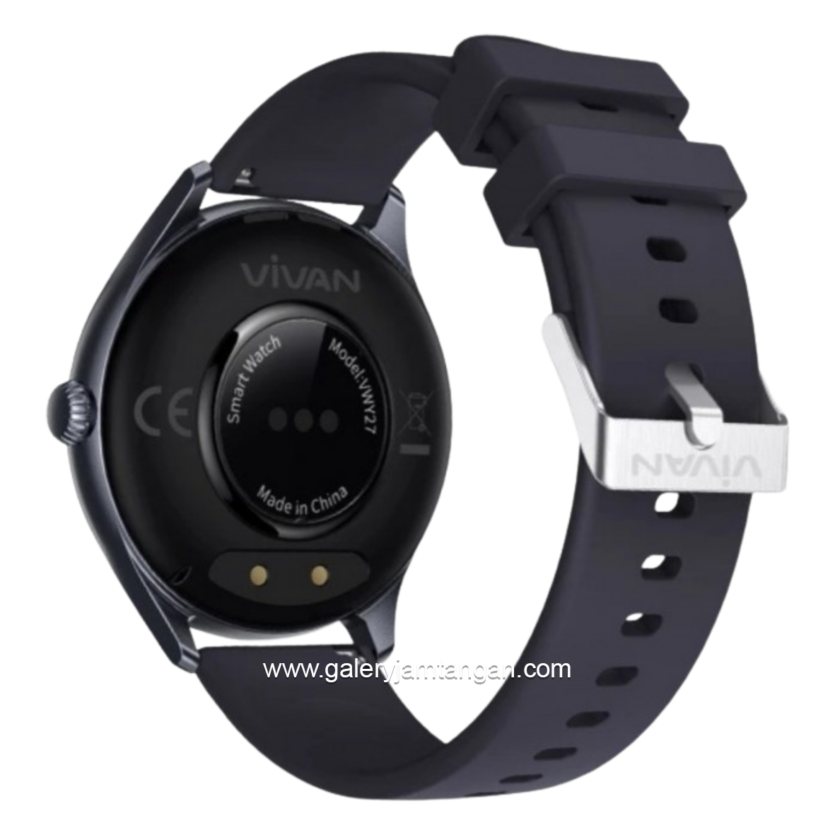 VIVAN SMARTWATCH VWY27 Black Rubber Strap