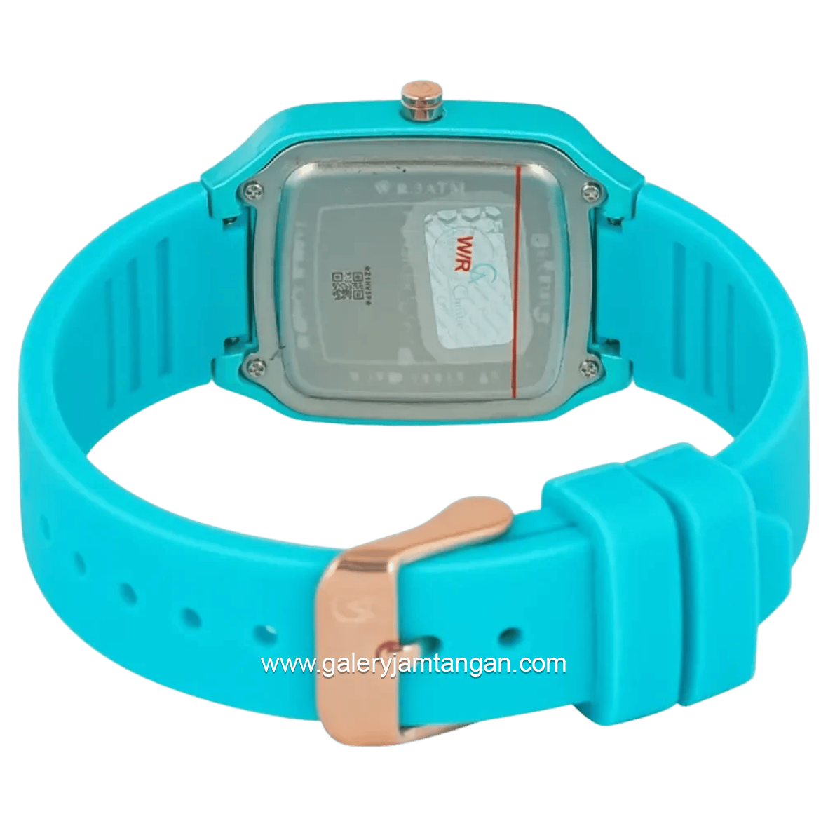 Alexandre Christie Passion AC 2A08 LH RRGLB Light Blue Dial Light Blue Rubber Strap