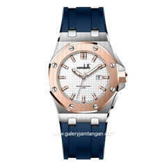 CONDOTTI NAFALE CN1089-SRG01-PO4 Navy Ring Rosegold Rubber Strap