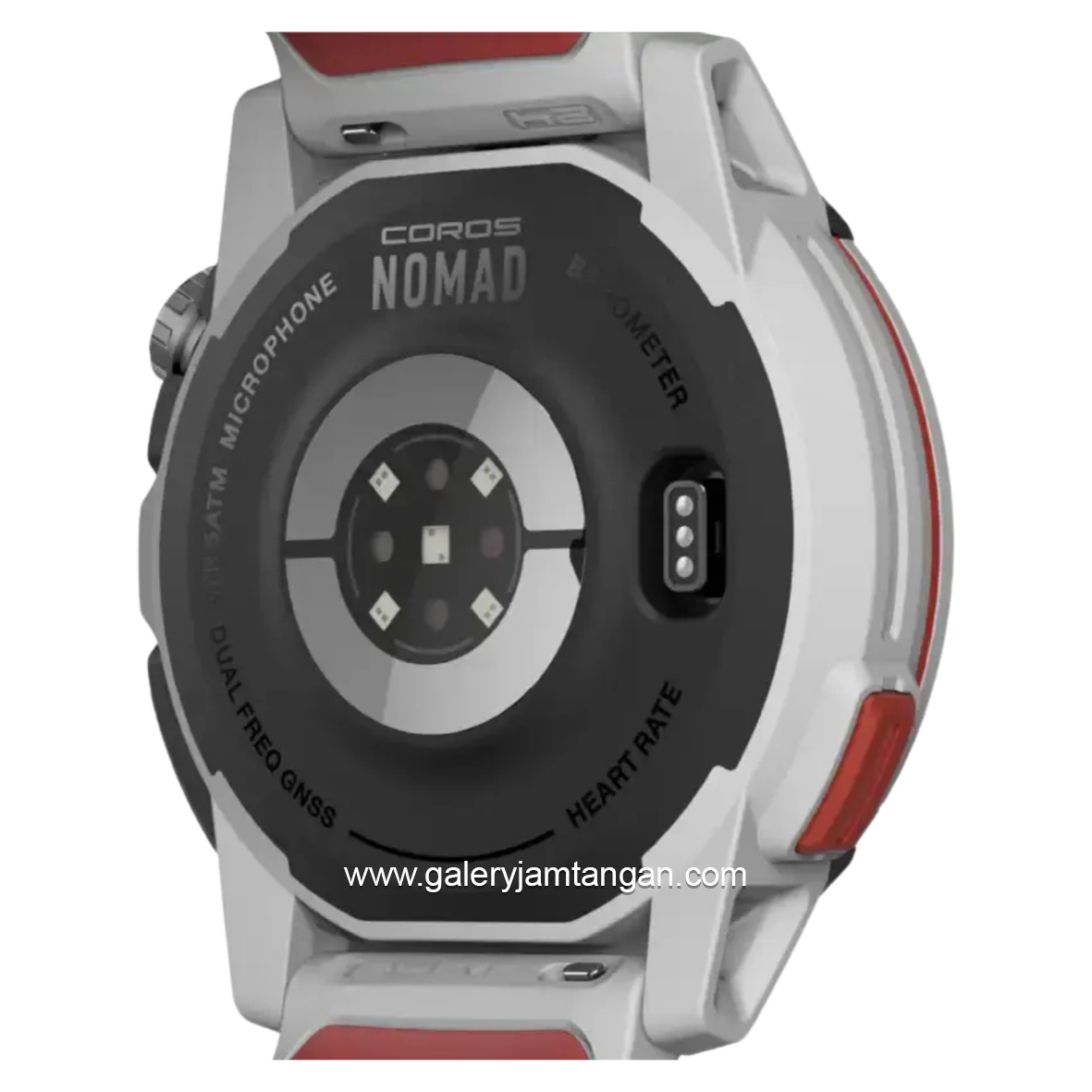 Coros Nomad Ash Grey Silicone Strap