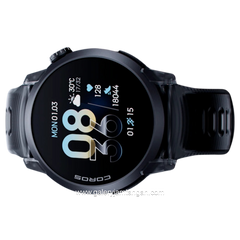 Coros Pace 4 Black Crystal Silicone Strap