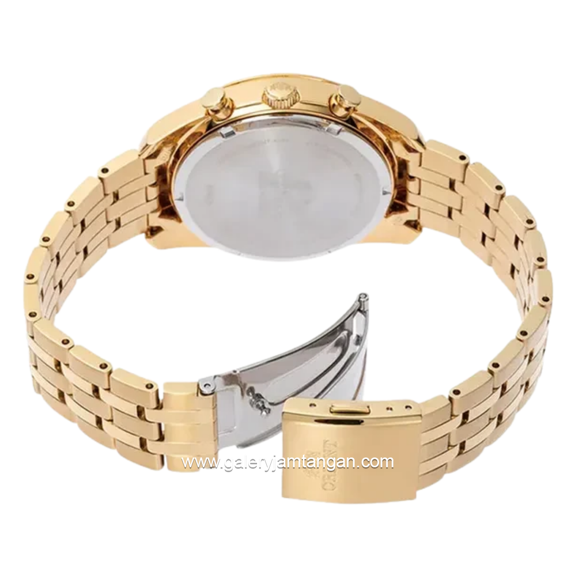 ORIENT CLASSIC RA-TX0301G10B SOLAR CHRONOGRAPH dial Gold Stainless Steel Strap