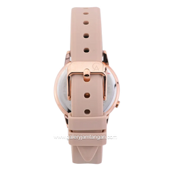 Alexandre Christie Digi AC 9393 LH RRGPNBA Digital Dial Light Pink Rubber Strap
