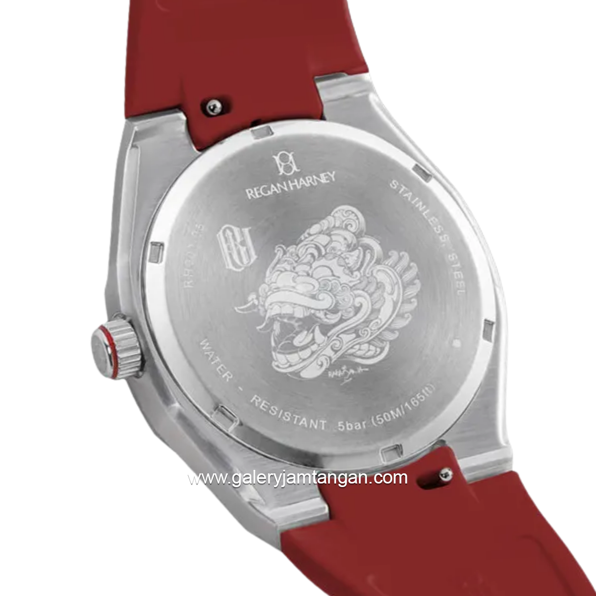 REGAN HARNEY x Bali United RH001-07L Red Dial Red Rubber Strap Limited Release