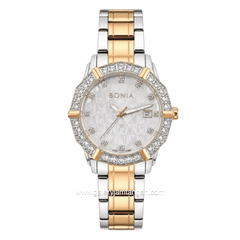 BONIA ROSSO BNR10988-2617S Silver Combi Rose Gold Dial White Stainless Steel Strap