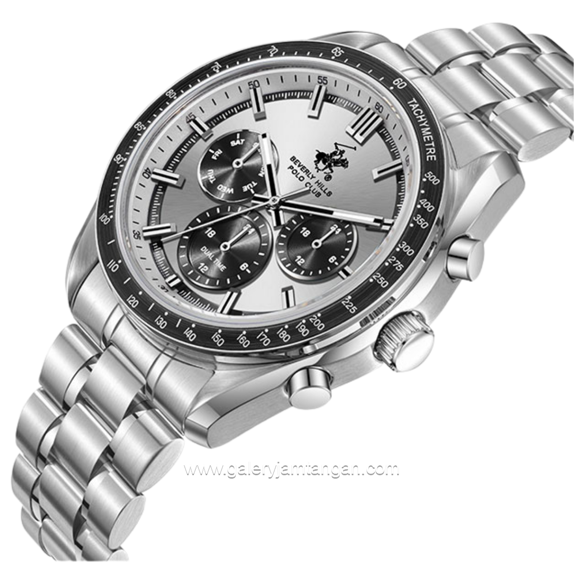 BEVERLY HILLS POLO CLUB BHPC BP3814X.330 Silver Stainless Steel