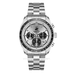 BEVERLY HILLS POLO CLUB BHPC BP3814X.330 Silver Stainless Steel