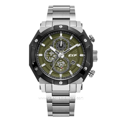Expedition E 6385 MC Silver Dial Green Stainless Steel