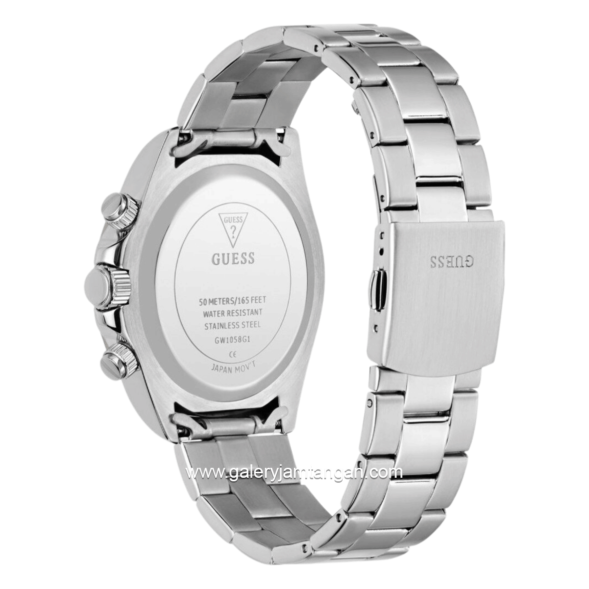 GUESS ARTHUR GW1058G1 Silver Dial Blue Stainless Steel Strap