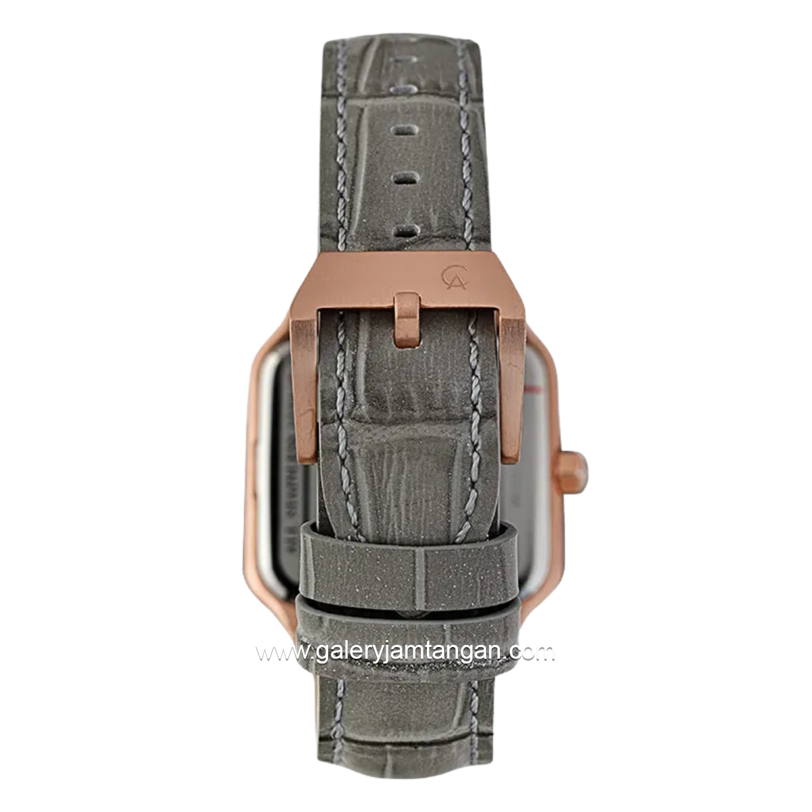 Alexandre Christie Multifunction AC 2B18 BFLRGSLGR Grey Rosegold Leather Strap