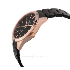 Alexandre Christie Primo Steel AC 1035 MD BBRBA Black Dial Black Stainless Steel Strap