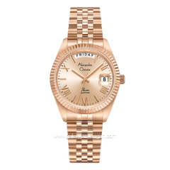 Alexandre Christie AC 5014 LEBRGLN Rose Gold Dial Rose Gold Stainless Steel Strap
