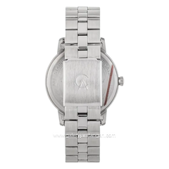 Alexandre Christie Primo Steel AC 1007 MD BSSBA Men Black Dial Stainless Steel Strap