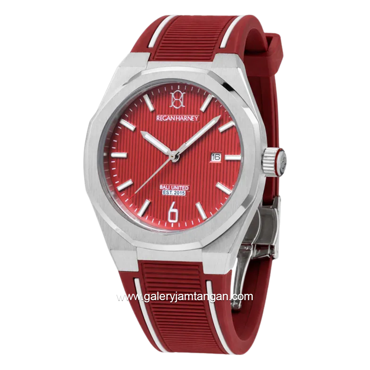 REGAN HARNEY x Bali United RH001-07L Red Dial Red Rubber Strap Limited Release
